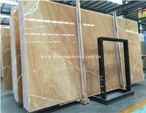 New Polished Chinese Honey Yellow Onyx Slabs & Tiles/Onyx Wall Covering Tiles/Onyx Floor Covering Tiles/Yellow Onyx Big Slabs