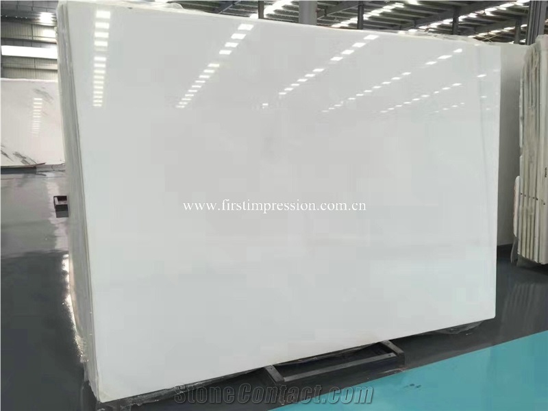 New Polished Han White Marble Tiles & Slabs/White Marble Tiles & Slabs/China White Marble Tiles & Slabs/Pure White Marble Tiles & Slabs/White Jade Marble Tiles & Slabs/Pure White Marble Big Slabs