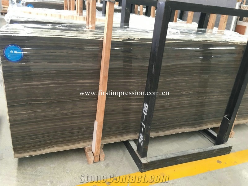 New Polished Obama Wooden Grain Marble Slabs & Tiles/Obama Wood Grain Marble Slab/Wooden Vein Marble Tiles for Covering