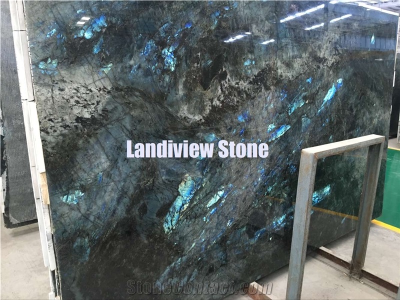 Labradorite Blue Granite Slabs, Tiles