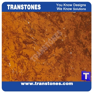 Iron Brown Solid Surface Artificial Faux Marble Slabs Tile for Countertop Design,Wall Ceiling& Floor Covering Interial Furniture Design