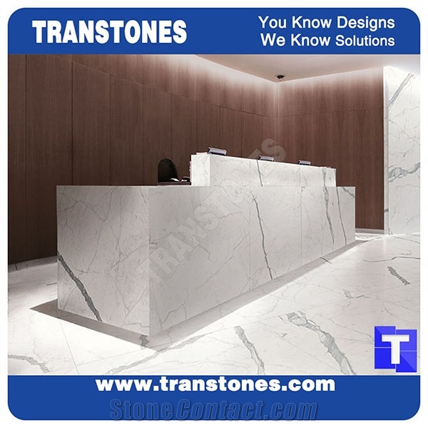 Natural Artificial Arabescato Marble Slabs
