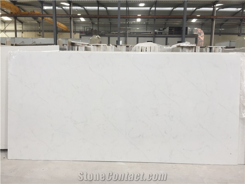 Artificial Quartz Stone Bs3121 White Onyx Quartz Stone Solid Surfaces Polished Slabs & Tiles Engineered Stone for Hotel Kitchen Bathroom Counter Top Walling Panel Environmental Building Material