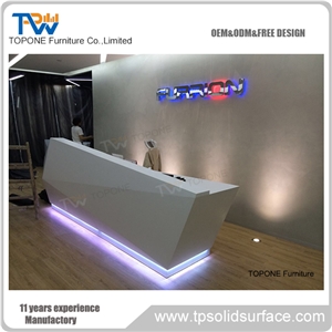 2017 New Design Factory Price Artificial Marble Stone Office Reception Desk Design, Interior Stone Acrylic Solid Surface Modern Design Office Reception Counter Tops, Interior Stone Office Desk Design