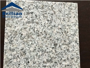 Flamed G603 Granite Tiles,Light Gray G603 Granite Slabs & Tiles/Monte Bianco G603 Granite/Mountain Grey G603 Granite/White Of Bacuo G603 Granite, China Grey Granite,Silver Granite G603