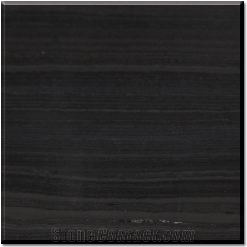 Black Wood Graniny Marble Floor Tiles, Black Marble Wall Tiles, Black Marble Cut to Sizes Slabs, Residential Used Black Marble