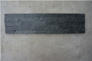 Black Quzrtzite (Gc-101) / 5 Rows/Culture Stone/Stone Veneer/Wall Stone