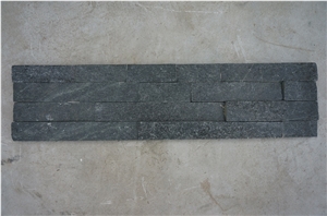 China Black Quartzite (Gc-101) / 4 Rows/Culture Stone/Stone Veneer/Wall Stone