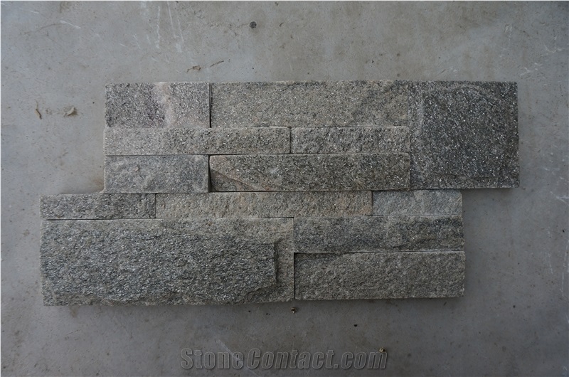 Quartz Stone. 18*35cm Stone, Pink Quartzite Stone, Culture Stone, S Shape Stone