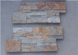 Rusty Quartzite (Gc-105s 18x35cm) /Culture Stone/Stone Veneer/Wall Stone/ Natural Quartzite