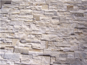 White Quartzite (Gc-102s) 18x35cm /Culture Stone/Stone Veneer/Wall Stone/ Natural Quartzite