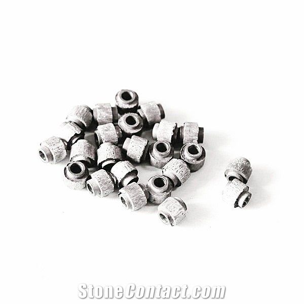 11mm/11.5mm/11.6mm/12mm Granite Cutting Tools Granite Profile Bits Rubberized Diamond Wire Saw Beads for Marble Quarrying and Marble Blocks