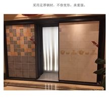 Ceramic Tile Sample Board Wing Tile Sample Frame Rotating Ceramic Tile Display for Ceramic Marble Granite Limestone Quartz Mosaic Building Materials