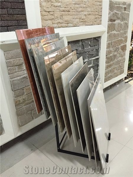 Granite Displays White-Onyx Display Stand Racks Granite Countertops Racks Ceramic Tile Retailers Slab Display Racks Tile Sample Board Display Stands