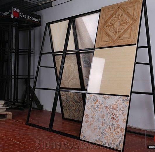 Marble Stands Ceramic Tile Display Racks from China