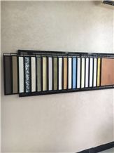 Metal Basalt Display Stand Racks Mosaic Sample Board Display Stands Laminate Flooring Stone Displays