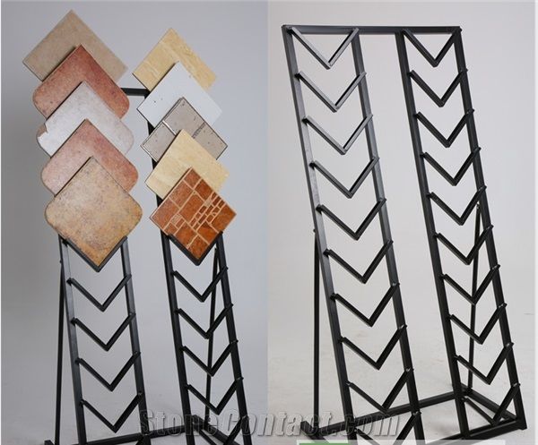 Metal Display Racks Sample Board Display Racks Stone Display Cases Ceramic Tile Shelf Onyx Displays