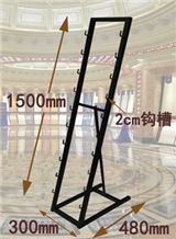 Metal Display Racks White-Granite Display Racks Display Shelf Granite Stands Exhibition Stands White-Marble Displays Labradorite Display Racks
