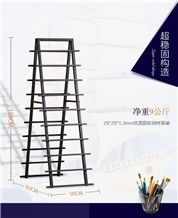Metal Floor Tile Display Rack Wing Tile Sample Stands Countertop Rotating Tile Display for Ceramic Marble Granite Limestone Quartz Mosaic Building Materials