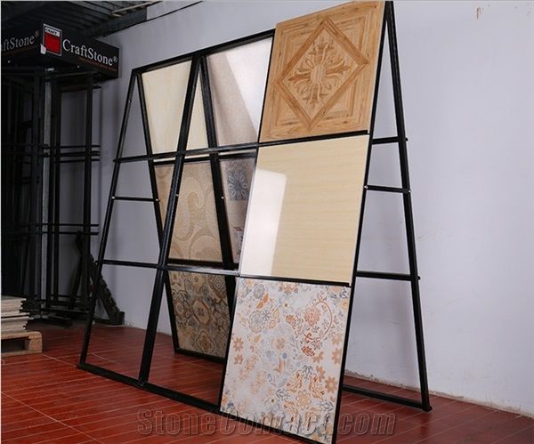 Metal Tile Display Stand Racks Pakistan-Marble Racks Marble Stand Racks Quartzite Stands Onyx Display Racks Tile Slate Displays