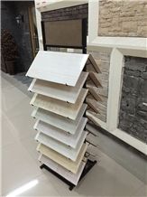 Metal Tile Display Stand Racks Sandstone Racks White-Onyx Displays Beige-Marble Stand Racks Ganite-Tiles Racks Nepal-Marble Stands Sandstone Racks
