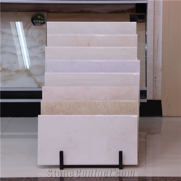Metal Tile Exhibition Display Racks Quartz Sample Board Display