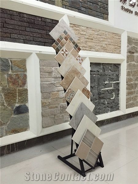 Mosaic Exhibition Stands Slab Display Stands Sample Board Display Racks Ceramic Tile Shelf Granite Flower Stands Quartz-Stone Display Rack Stands