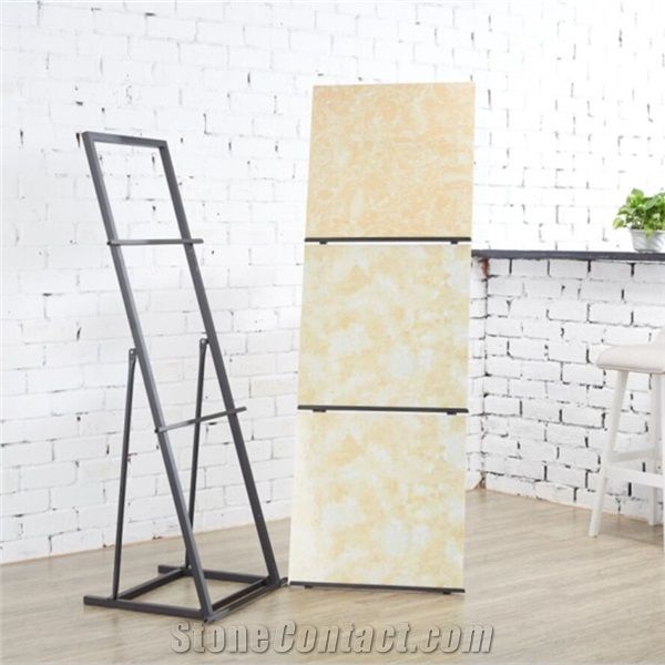 Mosaic Stand Racks Limestone Shelf White-Onyx Tile Displays Crema Marfil Standard Marble Stands Onyx Displays Sandstone Exhibition Racks