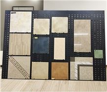Mosaic Tile Displays Limestone Shelf Ceramic Tile Shelf Tile Sample Board Display Stands Quartzite-Slabs Stands Ceramic Tile Retailers