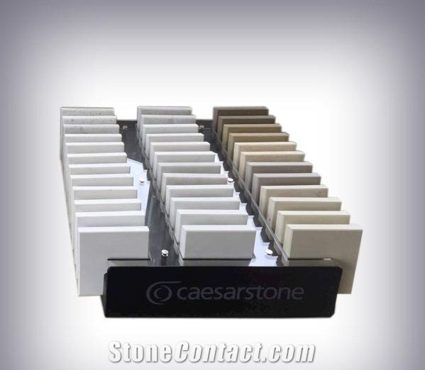 Stone Slabs Display Racks/Marble and Granite Tile Display Racks/Stone Slabs Storage Rack Promotional Floor Sample Display Rack with Logo Printed Corian Quartz Stone Metal Display Material for Exhibit