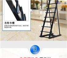 Waterfall Tile Display Racks Metal Spinning Stone Stands Wing Stone Stands Racks for Granite Marble Quartz Mosaic Limestone Building Materials