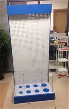 Wheel Standing Sliding Display Stands for Hardwood Marble Ceramic Tile Granite Mosaic Quartz Onyx Limestone Sandstone Travertine Basalt Slab Gravel Slate Building Materials