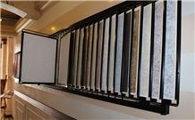 White-Onyx Display Stand Racks Marble Collection Displays Mosaic Racks Ceramic Tile Shelf Countertops Displays