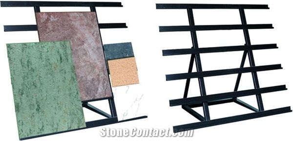 White-Onyx Tile Waterfall Displays Mosaic Stand Racks Granite Stands Limestone Shelf Quartzite-Slabs Artificial Displays Sandstone Racks Tile Display Cases