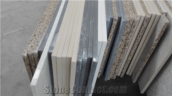 China Multicolor Artifical Quartz Stone Countertop,Chinese Manmade Stone,Bulding Products