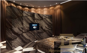 Elagant Brown Tiles, Elegant Dune Quartzite, Brazil, Brown, Polished, Background Tiles, Interior Wall