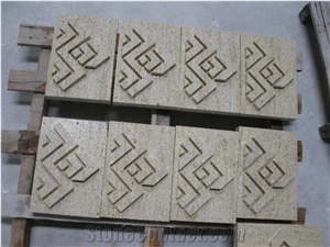 Engraved Stone Wall Reliefs