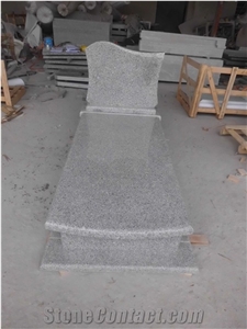 G603 Tombstone&Monument,Light Grey Granite Tombstone,Granite Monument,Western Style Monuments,Bacuo White,Balma Grey,Padang Light,China Grey,China Sardinia,Crystal Grey,White Sesame Granite