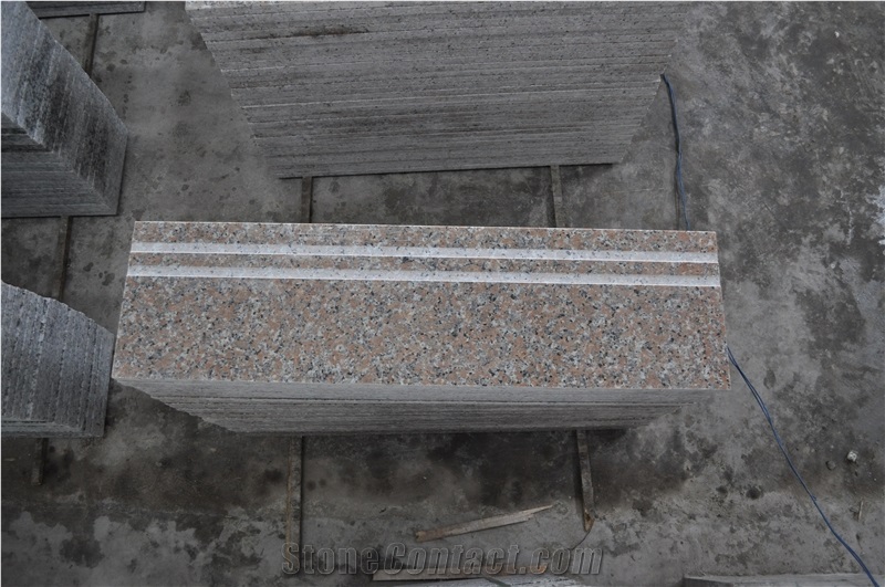 G648 Granite, Zhangpu Red Granite Stairs & Steps & Cut to Size for Projects