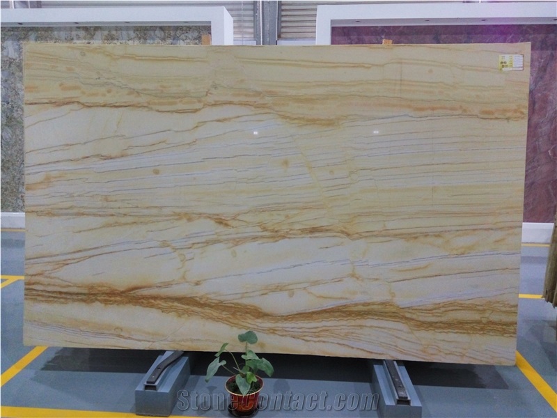Golden Macaubas, Giallo Macaubas Quartzite Big Slab/ Golden Macaubas for Project Cut-To-Size & Countertops & Wall Tiles & Flooring Tiles