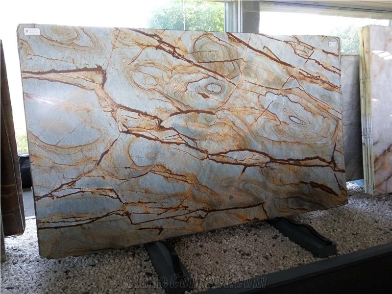 High-End Dream Blue, Azul Mare,Blue Mare/Brazil/Blue Quartzite Slabs/Wall and Floor Applications, Countertop