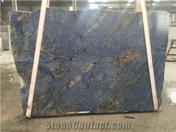 Hot Sales Products Azul Bahia Granite, Blue Macauba Granite, Blue Granite Slab & Tiles & Cut to Size for Projects