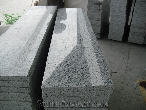 Hot Sell China G640 Grey Polished Stairs, G640 Granite Stairs & Steps