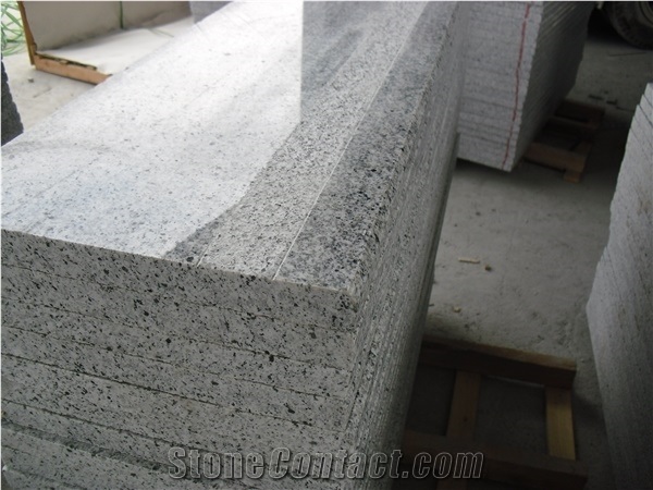 Hot Sell China G640 Grey Polished Stairs, G640 Granite Stairs & Steps