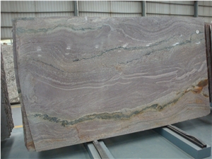 Natural Aquarella Quartzite Slabs, Landscape Painting Quartzite, Pink Quartzite Slabs & Cut to Size & Tiles for Wall and Floor