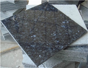 Norway Blue Granite /Blue Pearl Granite Surface Polished Tiles&Slabs,Granite Floor Covering/Wall Covering/Granite Skirting/Wall Stone/Bulding Stone /Paving Stone for Decoration