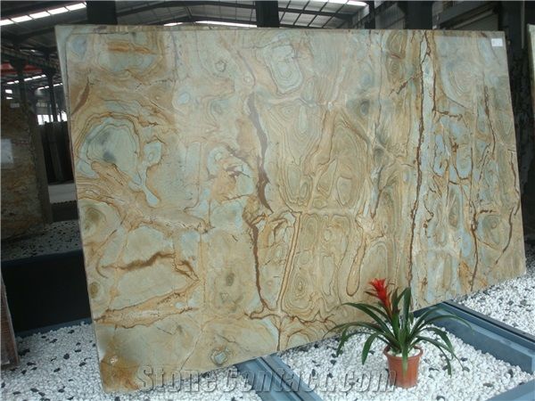 Own Factory Luxury Blue Mare Quartzite Tile Slabs/Dream ...