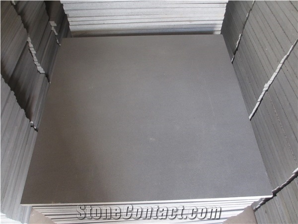 Popular China Grey/Hainan Black Basalt Andesite Tiles & Slabs , Honed Finish Floor Wall Covering, Skirting, Natural Building Lava Stone, Quarry Owner Manufacturers Cheap Prices, Swimming Pool Use
