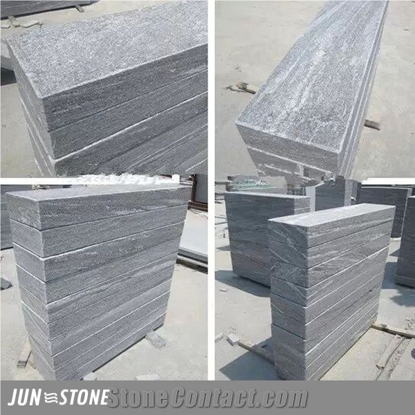 Wholesale Antarctica Granite with Wooden Marble Veins, Honed Grey Color Granite