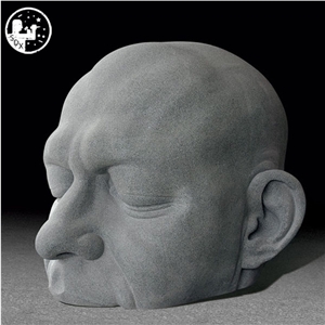 Granite G623 G681 G654,Character Portrait,Bareheaded Man Portrait Sculpture,European Style,Abstract Art Production,Campus Garden Decoration,Customisation